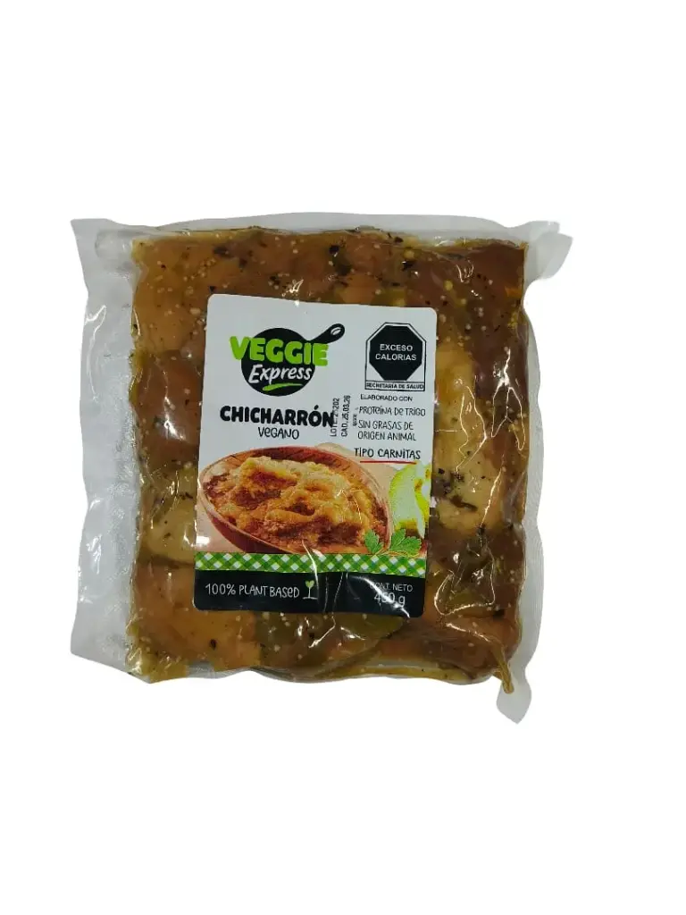[CHICHA-SALSA-110] Chicharrón en salsa verde 450g-Veggie Express