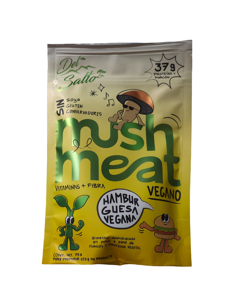 [VV-CAR-025] hamburguesa sin gluten sin soya base hongos 75g-Del Salto