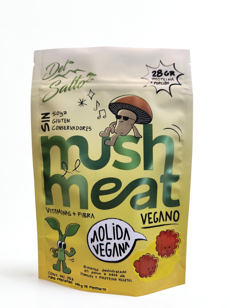 [VV-CAR-031] Molida de hongos sin gluten sin soya 75g- Del salto