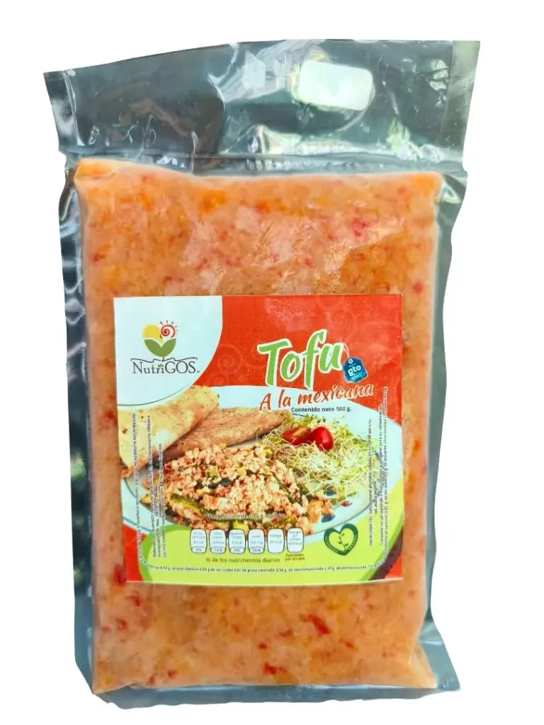 [VV-LAC-037] Tofu a la mexicana 500g-Nutrigos