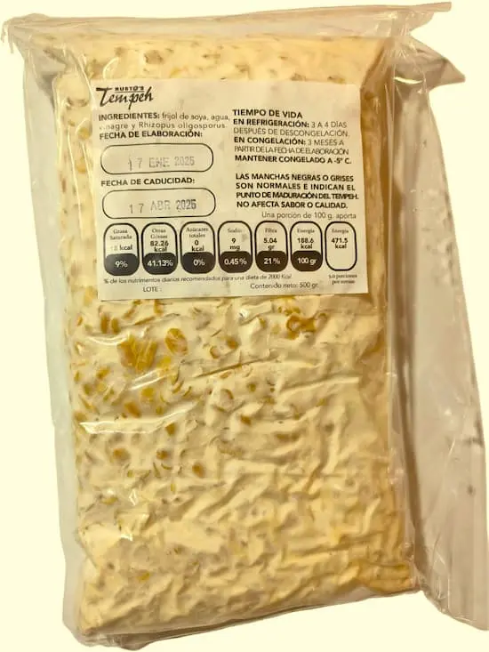 [TEMPEH-500-020] Tempeh 500g- Rustos